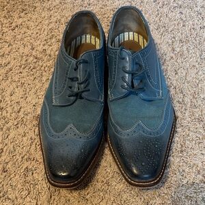 Giorgio Brutini Blue Oxford Shoes